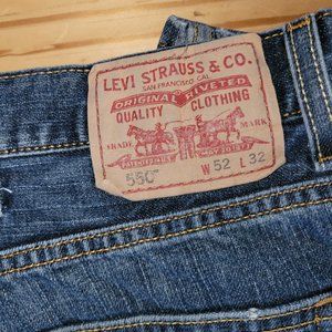 Big and tall mens Levi jeans 52x32